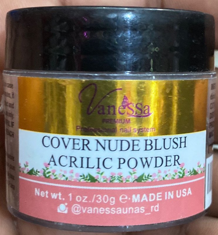Vanessa Cover Nude Blush Acrylic Powder 1oz/30g